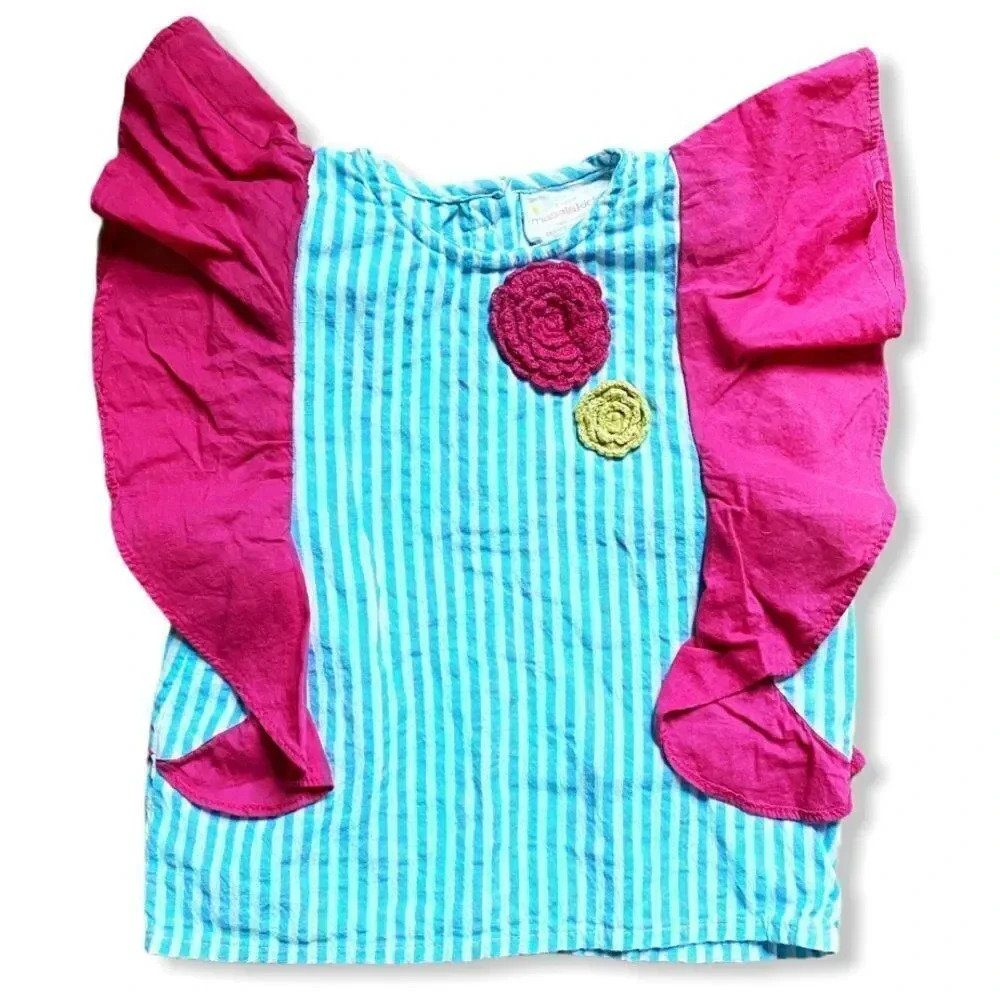 Masala Baby | Ruffle Sleeve Blouse (2T)